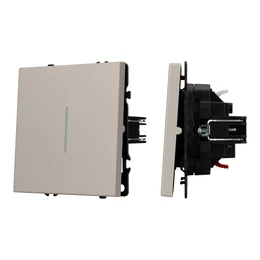 Фото #1 товара Механизм выключателя одноклавишный проходной LED SWT-NOBE-MKP1-SFPL-L-CA (230V, 10A) (Arlight, -)