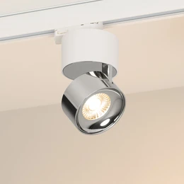 Фото #1 товара Светильник SP-PLURIO-TRACK-4TR-R77-9W Warm3000 (WH-CHR, 36 deg, 230V) (Arlight, IP20 Металл, 3 года)