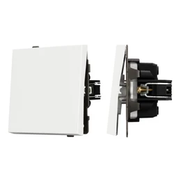 Фото #1 товара Механизм выключателя одноклавишный перекрёстный SWT-TENDO-MKX1-SFPL-WH (230V, 10A) (Arlight, -)