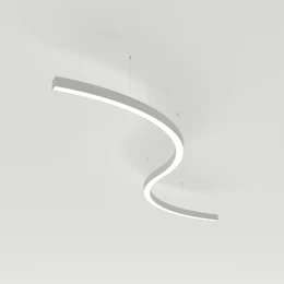 Фото #1 товара Светильник SP-LINE-HANG ARC-S3535-D1500-124W Day4000 (WHITE, 230V) (Arlight, Металл)