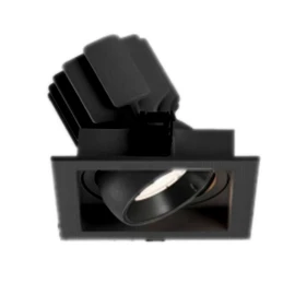 Фото #1 товара Светильник MS-VORTEX-BUILT-S117x117-20W Warm3000 (BK-BK, 20 deg, 230V) (Arlight, IP20 Металл, 5 лет)