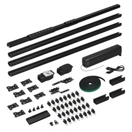 Фото #1 товара Карниз для штор с электроприводом CNK-M1-TY-RF-4M-BK (Arlight, IP20 Металл, 5 лет)