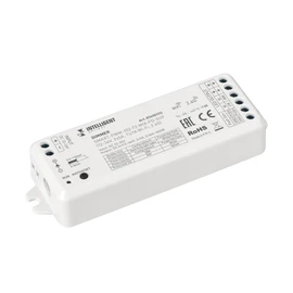 Фото #1 товара INTELLIGENT ARLIGHT Диммер SMART-PWM-102-72-MIX-PD-SUF (12-36V, 2x5A, TUYA Wi-Fi, 2.4G) (IARL, IP20 Пластик, 5 лет)
