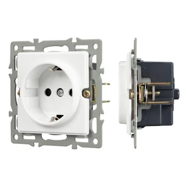 Фото #1 товара Механизм электрической розетки SCT-GP-MEU-PL-WH (250V, 16A) (Arlight, -)