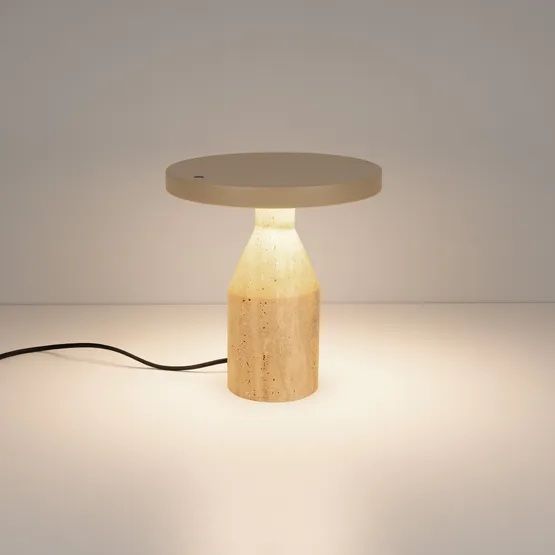 Фото #6 товара Светильник SP-CROOD-TAB-R22.5x24-7W Warm3200-MIX (BG-BG, 140 deg, 230V) (Arlight, IP20, Травертин, 5 лет)