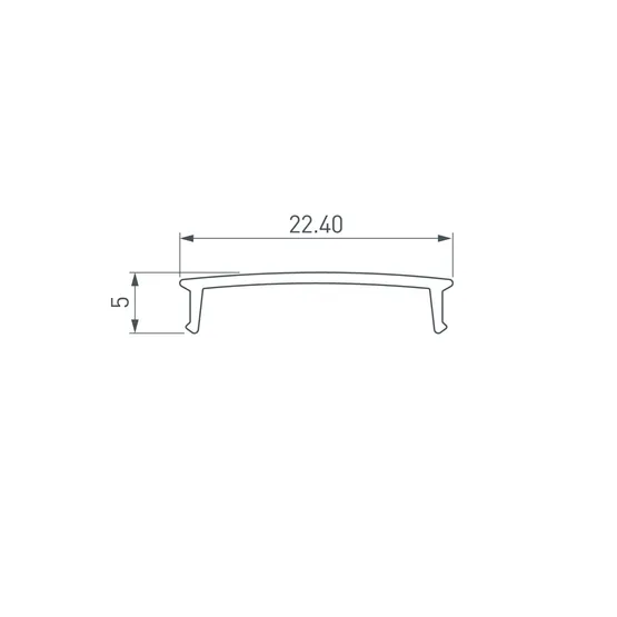 Фото #2 товара Экран COMFORT21-V-FANTOM-2000 OPAL (Arlight, Пластик)