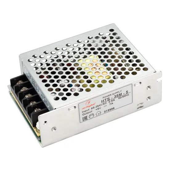 Фото товара Блок питания HTS-35M-5 (5V, 7A, 35W) (Arlight, IP20 Сетка, 3 года)