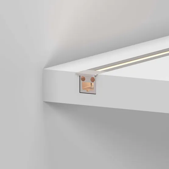 Фото #3 товара Профиль с экраном SL-MINI-3-H10-F12-2000 CHAMPAGNE GOLD (Arlight, Алюминий+пластик)