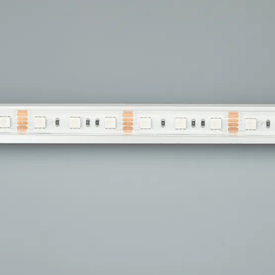 Фото #6 товара Светодиодная лента RTW 2-5000PS 12V RGB 2x (5060, 300 LED, LUX) (Arlight, 14.4 Вт/м, IP67)