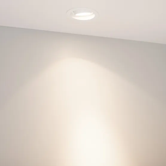 Фото #4 товара Светильник MS-VORTEX-BUILT-R90-12W Day4000 (WH-WH, 20 deg, 230V) (Arlight, IP20 Металл, 5 лет)