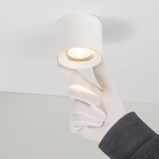 Фото #2 товара Светильник SP-DICE-R77-10W Day4000 (WH, 24 deg, 230V) (Arlight, IP54 Металл, 5 лет)