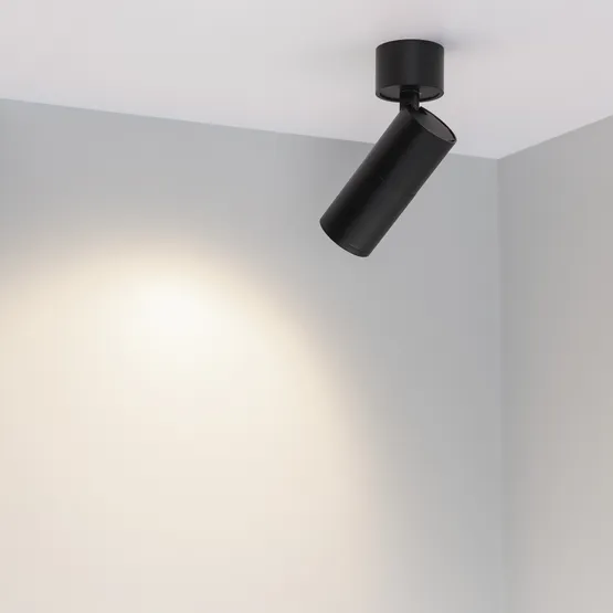 Фото #3 товара Светильник SP-ARTEMIS-SURFACE-FLAP-R55-12W Day4000 (BK, 8-80 deg, 230V) (Arlight, IP20 Металл, 5 лет)