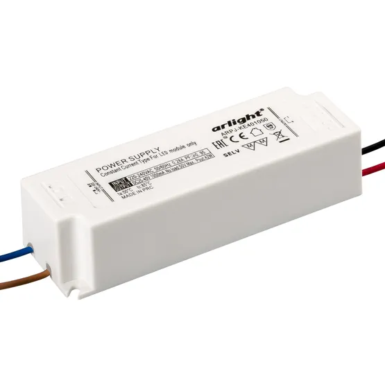 Фото товара Блок питания ARPJ-KE571050 (60W, 1050mA, PFC) (Arlight, Пластик)