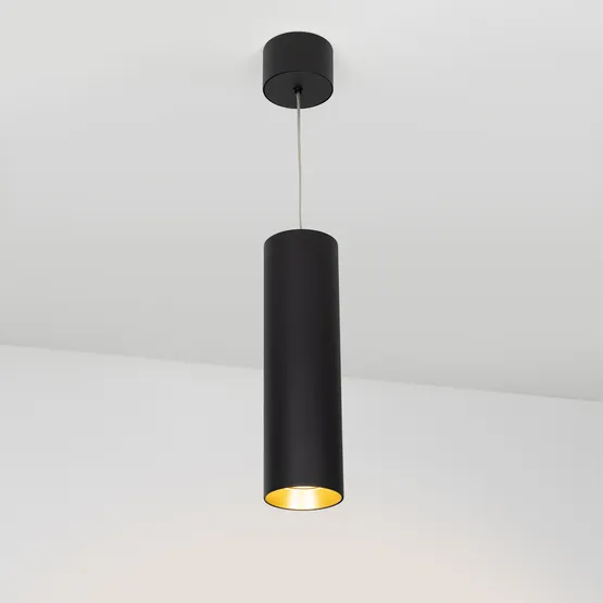 Фото #2 товара Светильник SP-POLO-HANG-LONG300-R85-15W Warm3000 (BK-GD, 40 deg) (Arlight, IP20 Металл, 3 года)