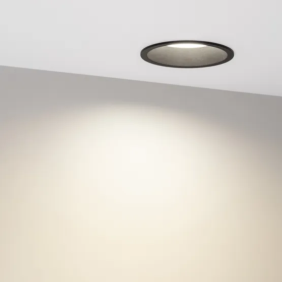 Фото #4 товара Светильник MS-BREEZE-BUILT-R104-12W Day4000 (BK, 85 deg, 230V) (Arlight, IP20 Металл, 3 года)