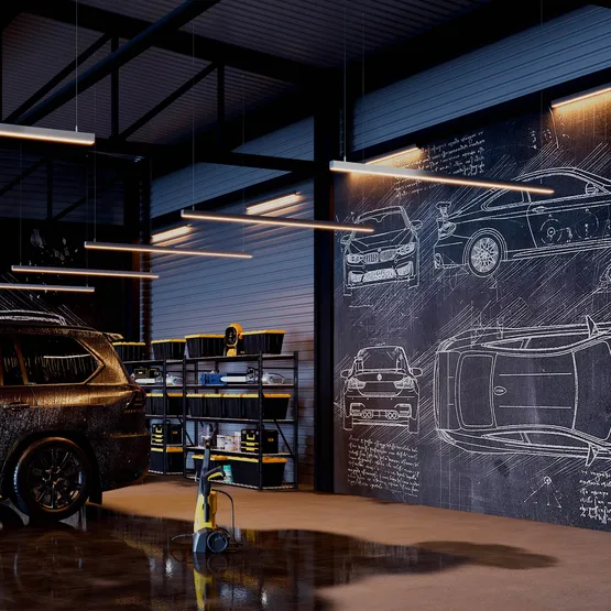 Фото #6 товара Профиль IP-LINE-4050-2000 BLACK (Arlight, Алюминий)