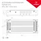 Минифото #2 товара Блок питания HTS-200-12-Slim (12V, 16.7A, 200W) (Arlight, IP20 Сетка, 3 года)
