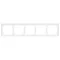 Минифото #2 товара Рамка пластиковая FRM-NOBE-SFPL-5-WH (Arlight, -)