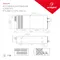 Минифото #3 товара Блок питания HTS-1000-24 (24V, 42A, 1000W) (Arlight, IP20 Сетка, 3 года)