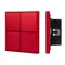 Минифото #1 товара INTELLIGENT ARLIGHT Кнопочная панель KNX-304-23-IN Rose Red (BUS, Frame) (IARL, IP20 Металл, 2 года)