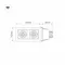 Минифото #7 товара Светильник CL-KARDAN-S180x102-2x9W White (WH, 38 deg) (Arlight, IP20 Металл, 3 года)