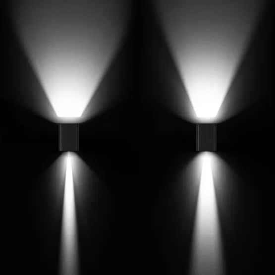 Фото #8 товара Светильник LGD-WALL-VARIO-S104x129-2x6W Day4000 (BK, 1-80 deg) (Arlight, IP54 Металл, 3 года)