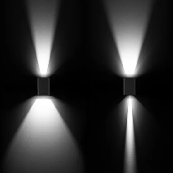 Фото #11 товара Светильник LGD-WALL-VARIO-S104x129-2x6W Day4000 (BK, 1-80 deg) (Arlight, IP54 Металл, 3 года)