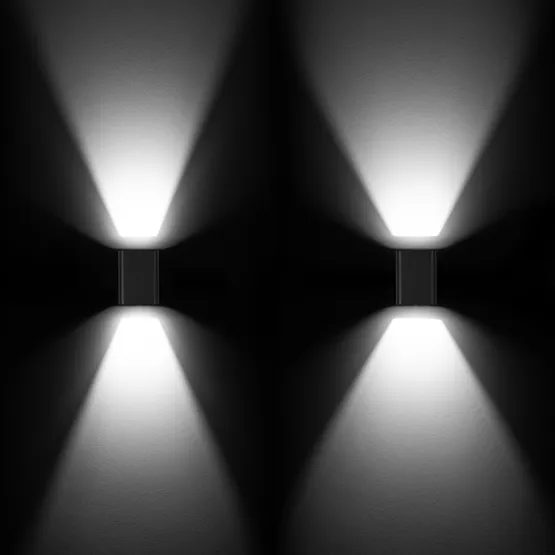 Фото #9 товара Светильник LGD-WALL-VARIO-S104x129-2x6W Day4000 (BK, 1-80 deg) (Arlight, IP54 Металл, 3 года)
